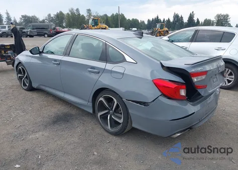 2021 Honda Accord Sport Special Edition from USA, damaged, VIN 1HGCV1F41MA118350